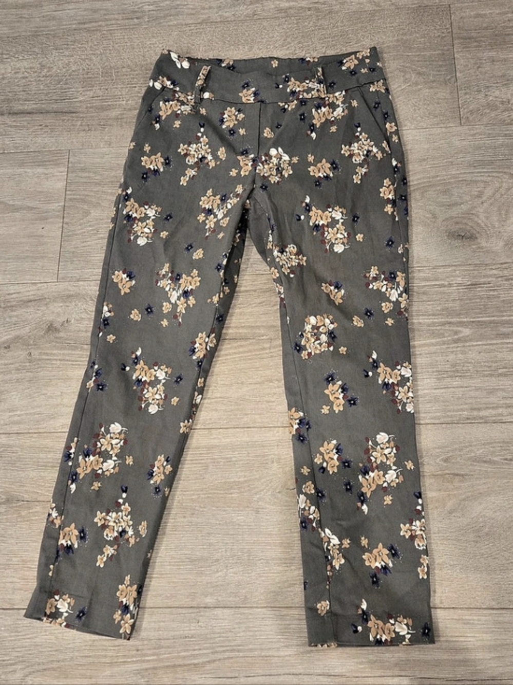 Jules & Leopold Chapter One Sportwearing Floral Straight-Leg Pants Size Small